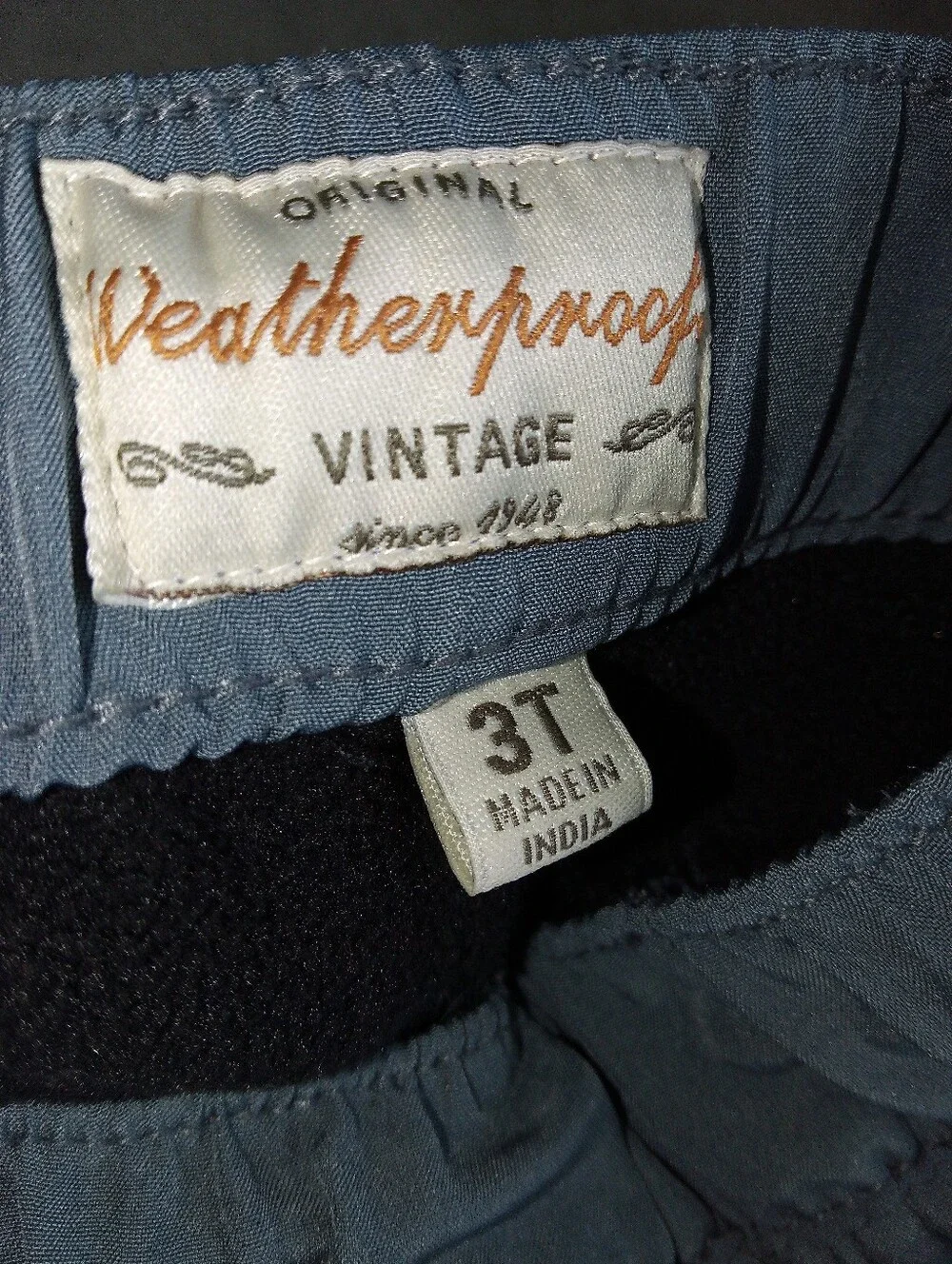 Toddler Boys Vintage Weatherproof Gray Jogger Pants - Size 3T